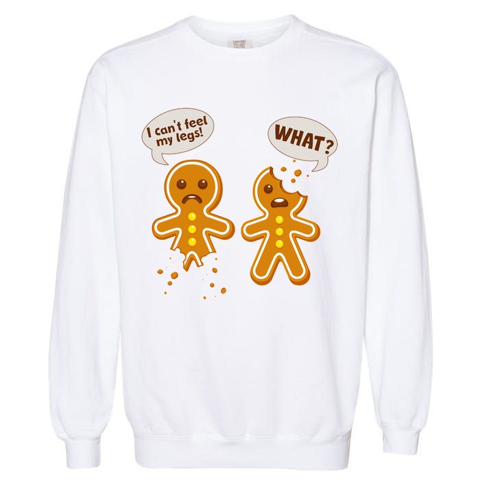 Funny Poor Gingerbread Christmas Cookies Garment-Dyed Sweatshirt
