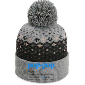 Funny Pop Pop Definition Cool Fathers Day The Baniff Cuffed Pom Beanie