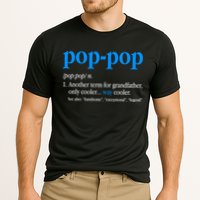 Funny Pop Pop Definition Cool Fathers Day Performance Shirt