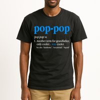Funny Pop Pop Definition Cool Fathers Day Tall T-Shirt