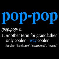 Funny Pop Pop Definition Cool Fathers Day Drawstring Bag