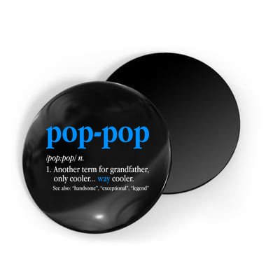 Funny Pop Pop Definition Cool Fathers Day Magnet