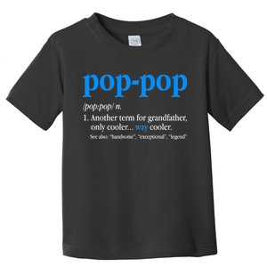 Funny Pop Pop Definition Cool Fathers Day Toddler T-Shirt