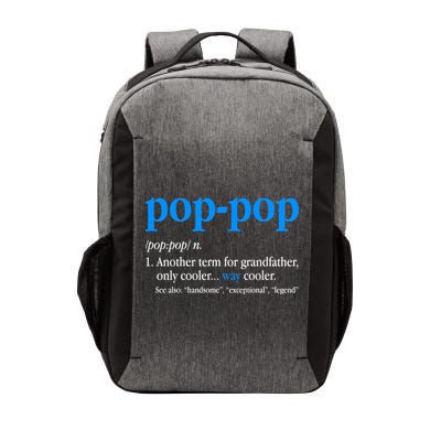 Funny Pop Pop Definition Cool Fathers Day Vector Backpack