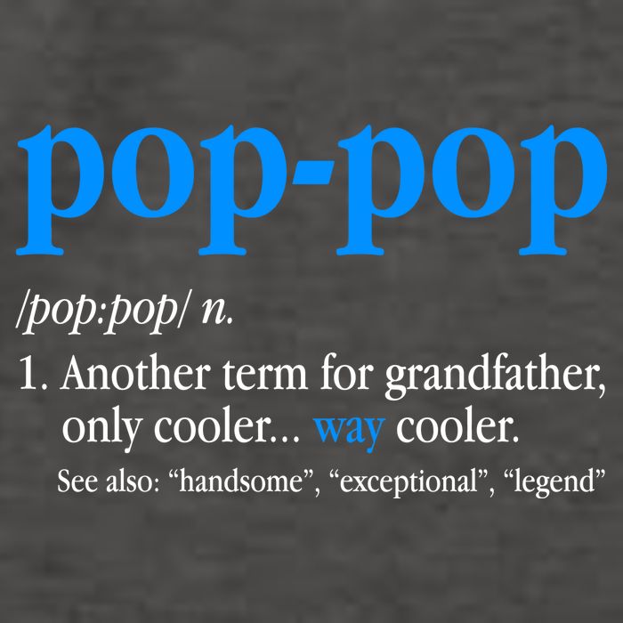 Funny Pop Pop Definition Cool Fathers Day Vector Backpack