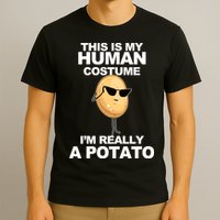 Funny Potato This Is My Human Costume  T-Shirt
