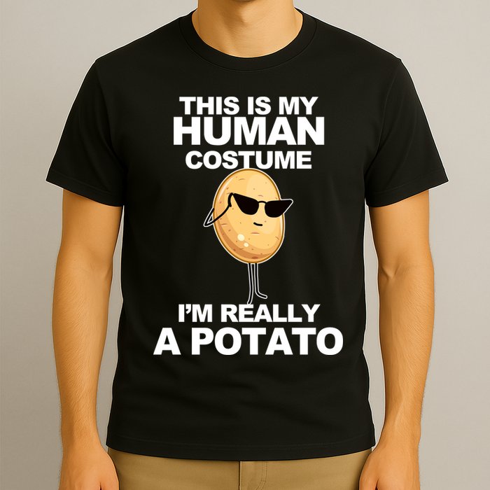 Funny Potato This Is My Human Costume  T-Shirt