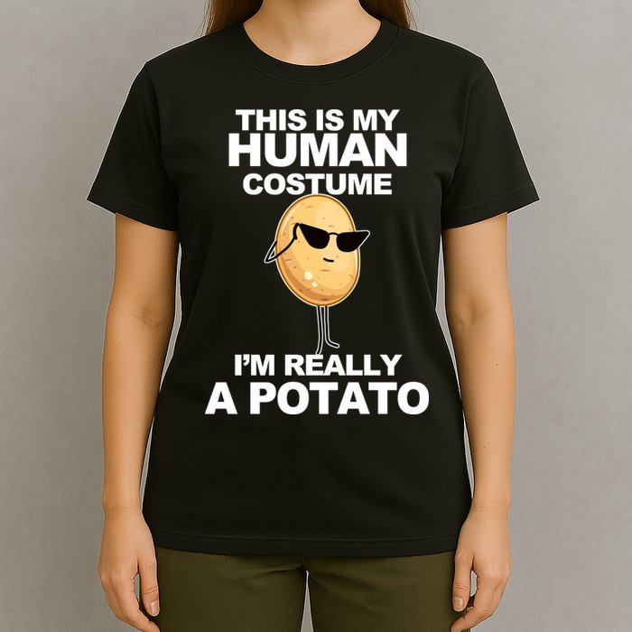 Funny Potato This Is My Human Costume  T-Shirt