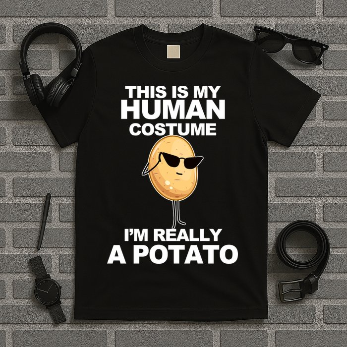 Funny Potato This Is My Human Costume  T-Shirt