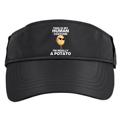 Funny Potato This Is My Human Costume  Adult Drive Performance Visor