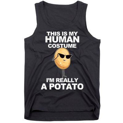 Funny Potato This Is My Human Costume  Tank Top
