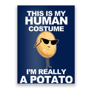 Funny Potato This Is My Human Costume  Poster