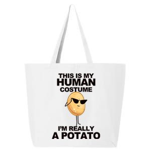 Funny Potato This Is My Human Costume  25L Jumbo Tote