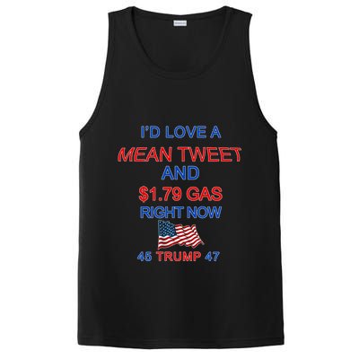 Funny Pro Trump Supporter I'd Love A Mean Tweet Gas Prices PosiCharge Competitor Tank