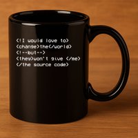 Funny Programmer Change The World 11oz C Handle Ceramic Mug