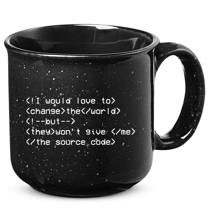 Funny Programmer Change The World 15oz Campfire Ceramic Mug