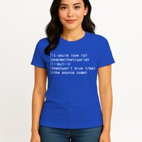 Funny Programmer Change The World Womens T-Shirt