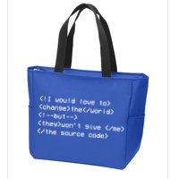 Funny Programmer Change The World Zip Tote Bag