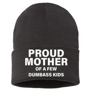 Funny Proud Mother Sustainable Knit Beanie