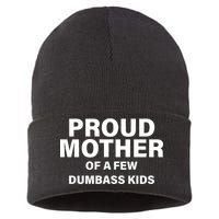 Funny Proud Mother Sustainable Knit Beanie