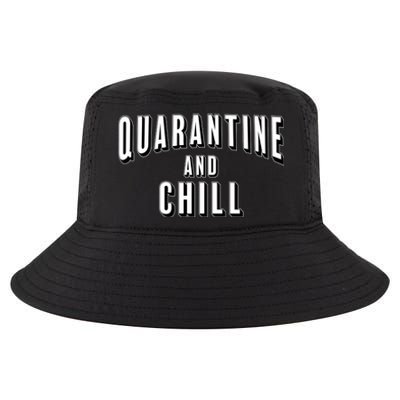 Funny Quarantine And Chill  Cool Comfort Performance Bucket Hat