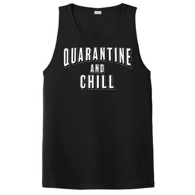 Funny Quarantine And Chill  PosiCharge Competitor Tank