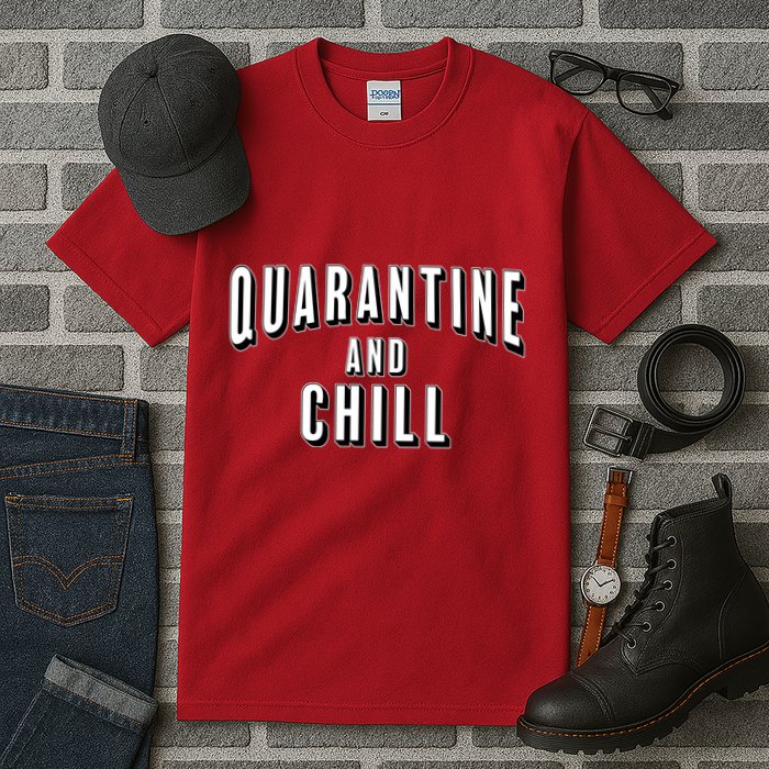 Funny Quarantine And Chill  Tall T-Shirt