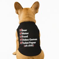 Funny Quarantine Check List Doggie Tank