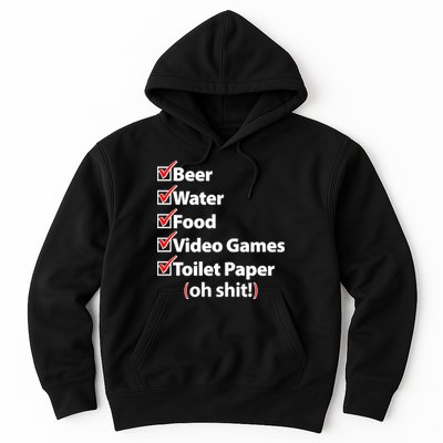 Funny Quarantine Check List Hoodie