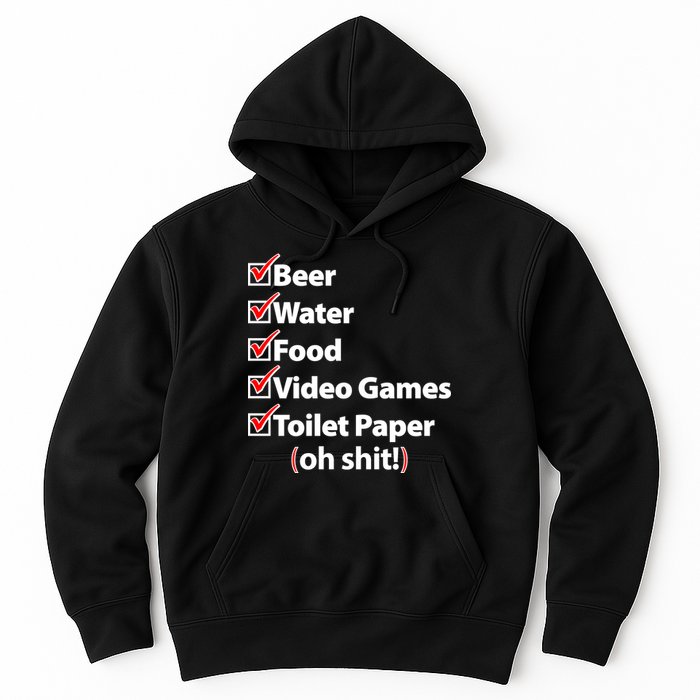 Funny Quarantine Check List Hoodie