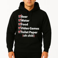 Funny Quarantine Check List Hoodie