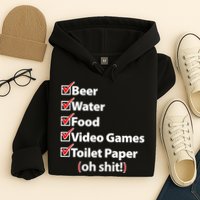 Funny Quarantine Check List Hoodie