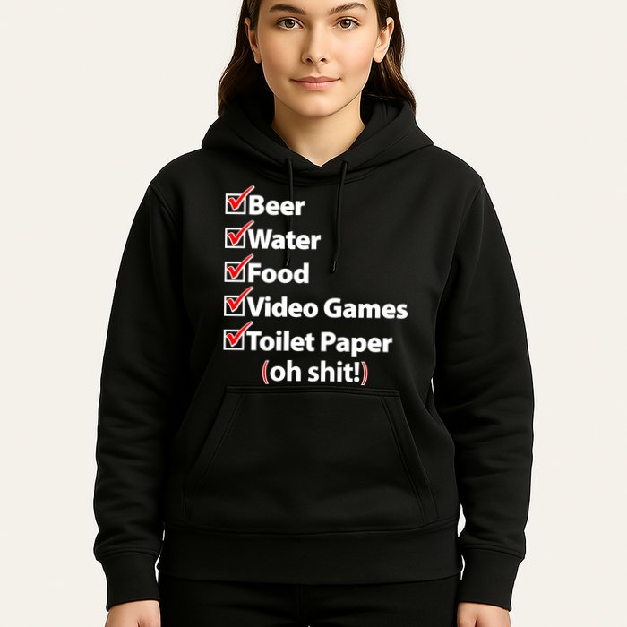 Funny Quarantine Check List Hoodie
