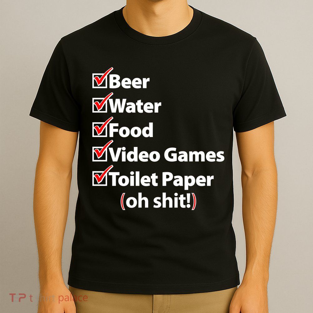Funny Quarantine Check List T-Shirt