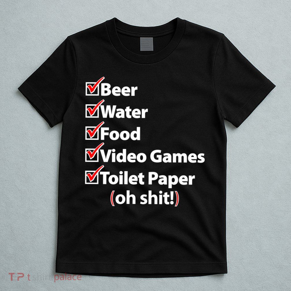Funny Quarantine Check List T-Shirt