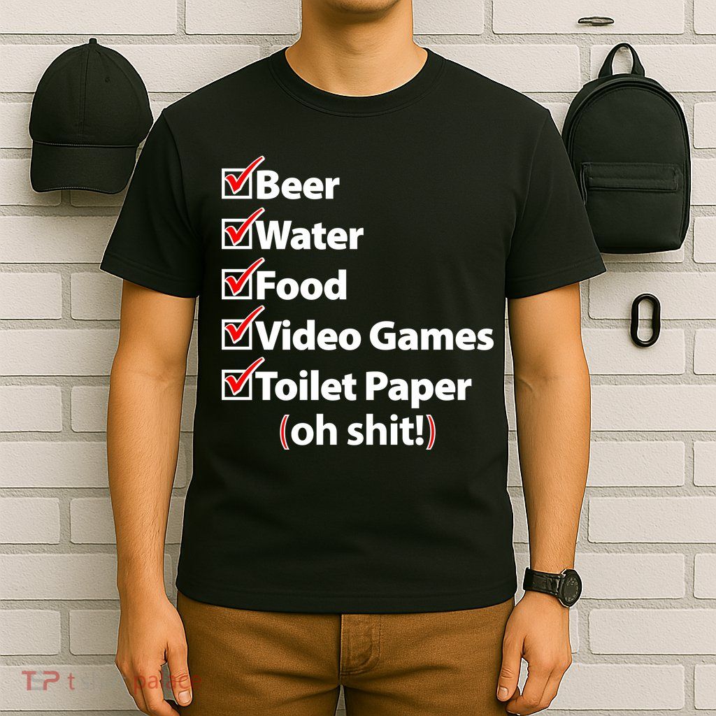 Funny Quarantine Check List T-Shirt