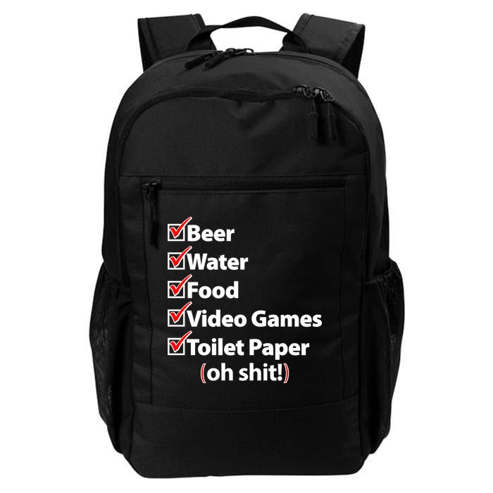 Funny Quarantine Check List Backpack