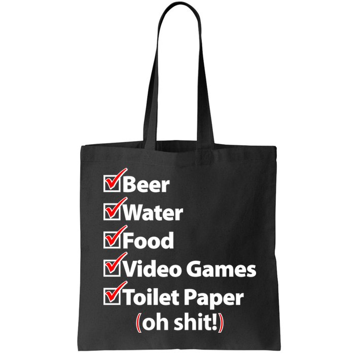 Funny Quarantine Check List Bag