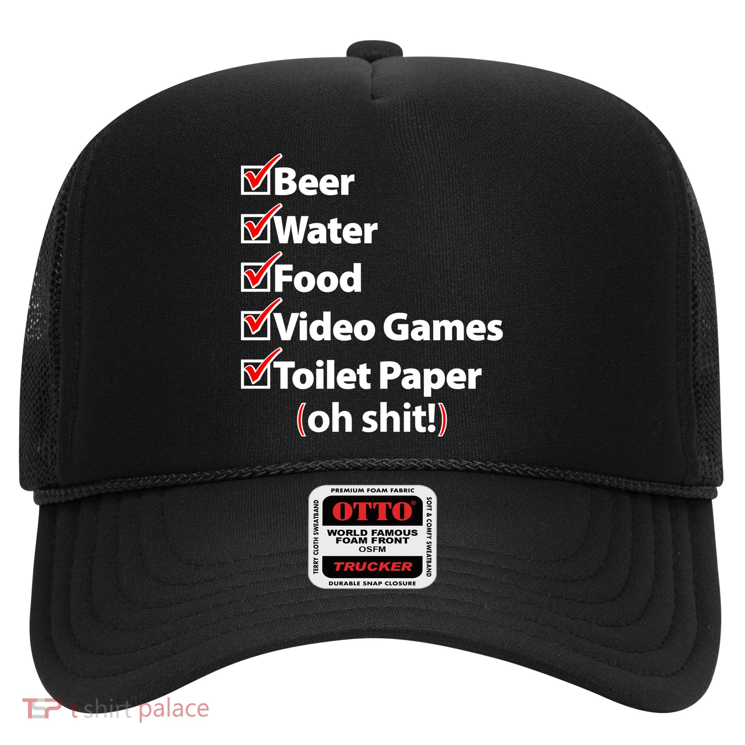 Funny Quarantine Check List Trucker Hat