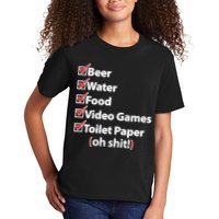 Funny Quarantine Check List Kids T-Shirt