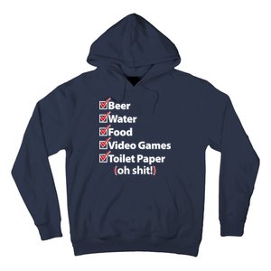 Funny Quarantine Check List Hoodie