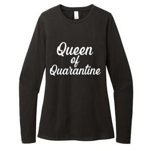 Funny Queen of Quarantine Womens CVC Long Sleeve Shirt