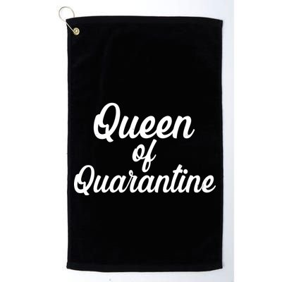 Funny Queen of Quarantine Golf Towel