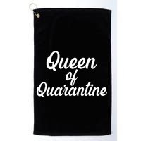 Funny Queen of Quarantine Golf Towel