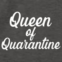 Funny Queen of Quarantine Vector Backpack