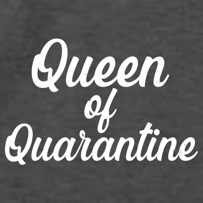 Funny Queen of Quarantine Vector Backpack