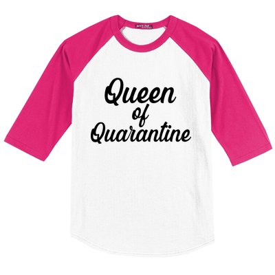 Funny Queen of Quarantine Baseball Sleeve Shirt