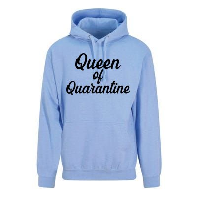 Funny Queen of Quarantine Unisex Surf Hoodie