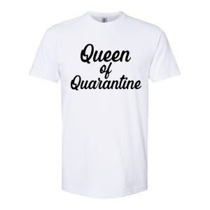 Funny Queen of Quarantine Softstyle CVC T-Shirt