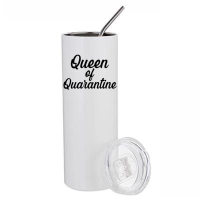 Funny Queen of Quarantine Stainless Steel Tumbler